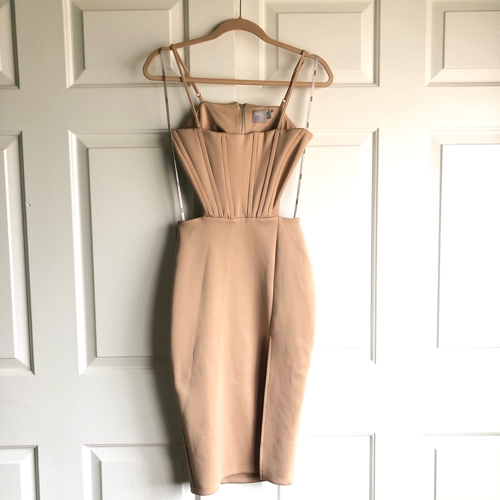 Asos Bustier Cutout Dress